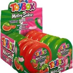 STRIP GUM: WATERMELON+STRAWBERRY 28gm 12pcs per Display