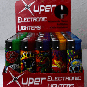 Click Xuper Lighters New Tattoo 50pc Display