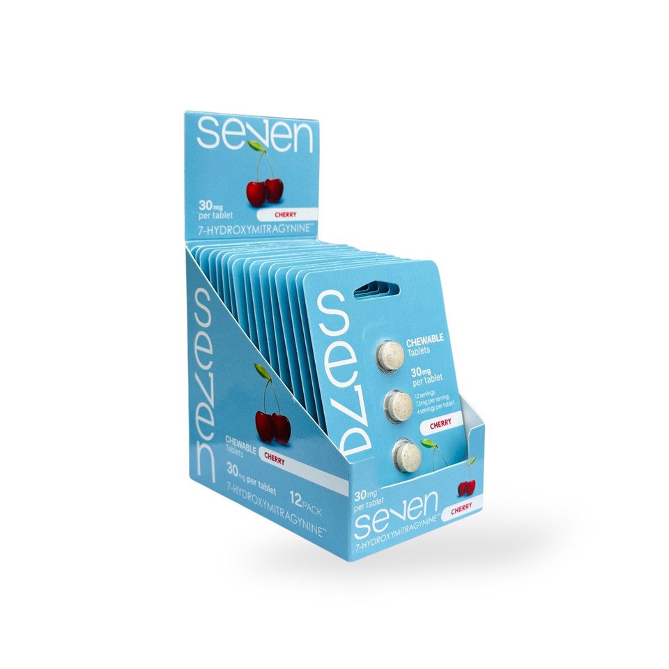 Se7en Kratom 7-hydroxymitragynine Chewable Tablets Cherry 30mg - Image 3